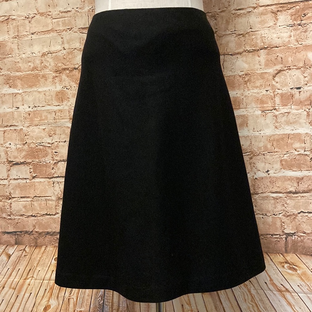 J. Crew Black A-Line Skirt